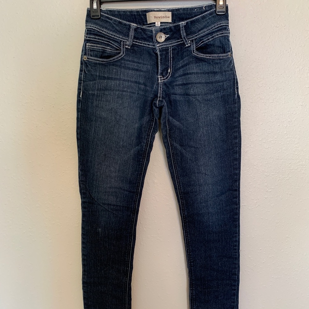 🌺 Blue skinny jeans